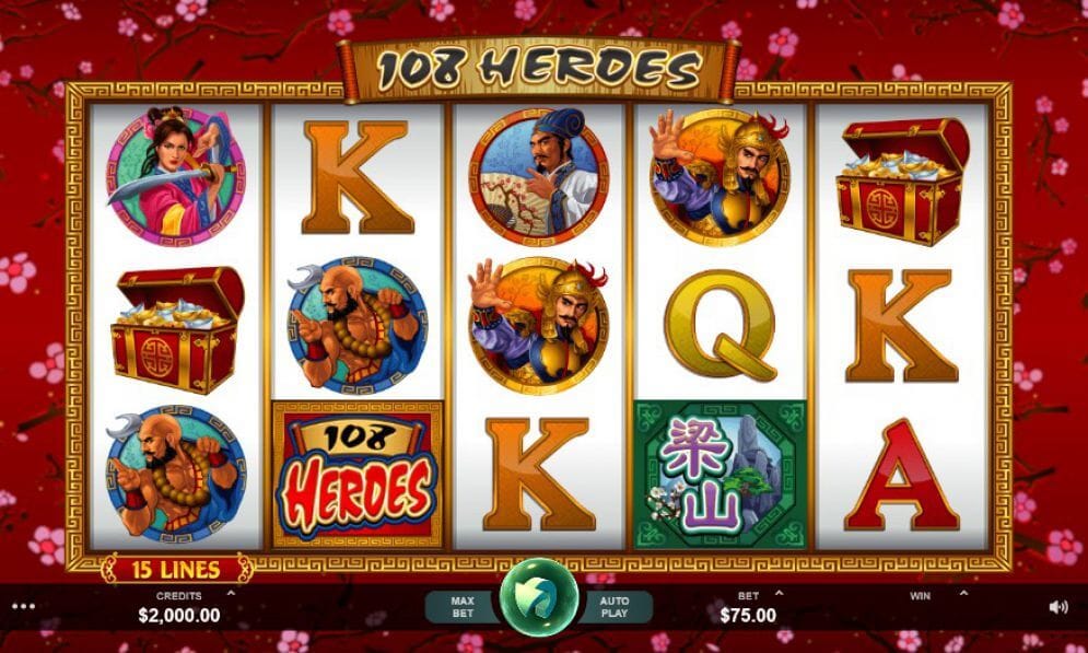 108 Heroes Slot Gameplay