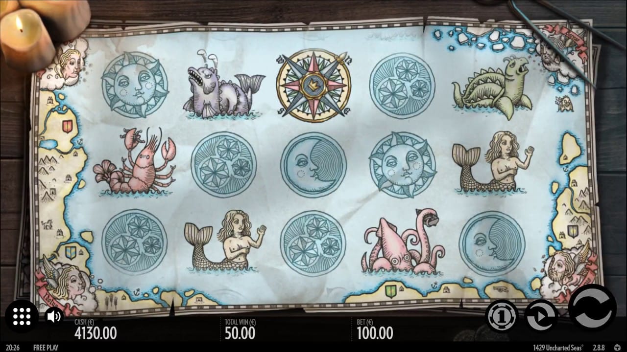 1492 Uncharted Seas Slot Gameplay