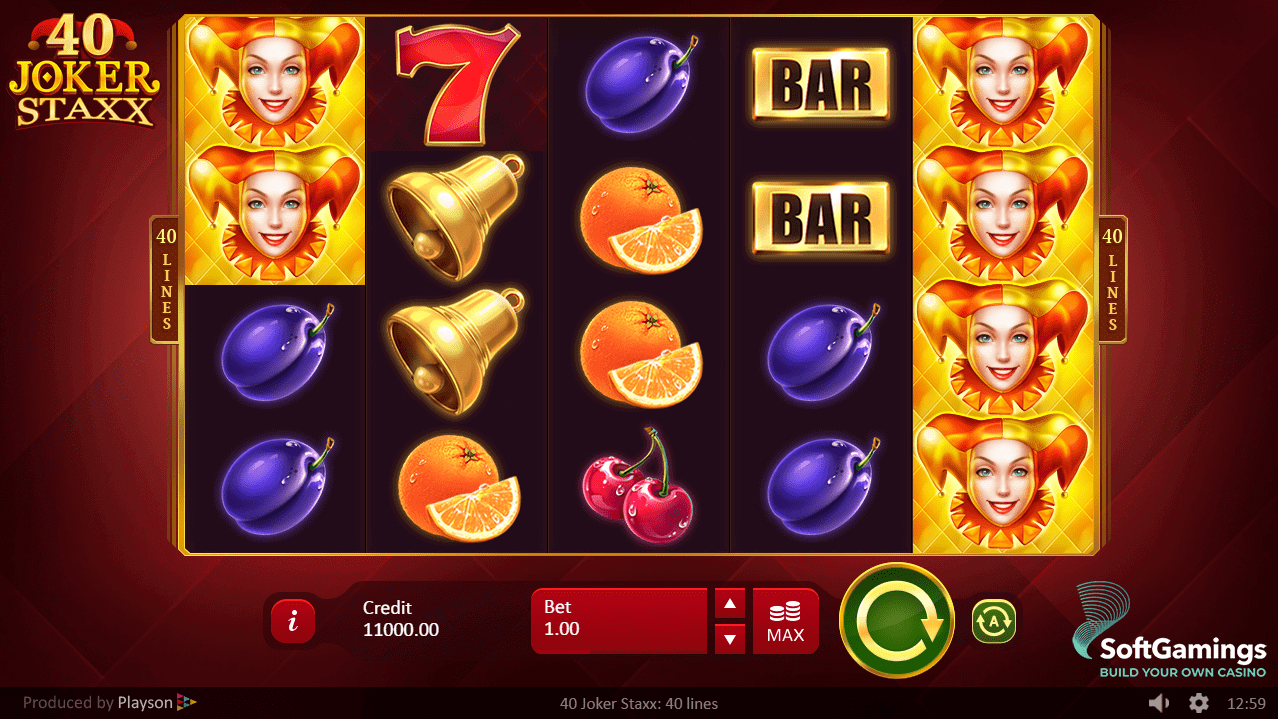 40 Joker Staxx Slot Bonus