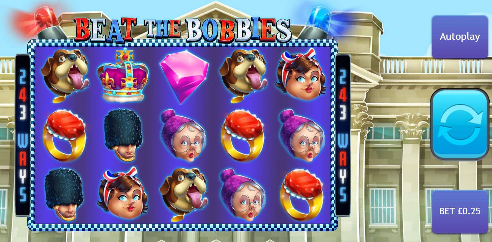 Beat the Bobbies Jackpot Bonus