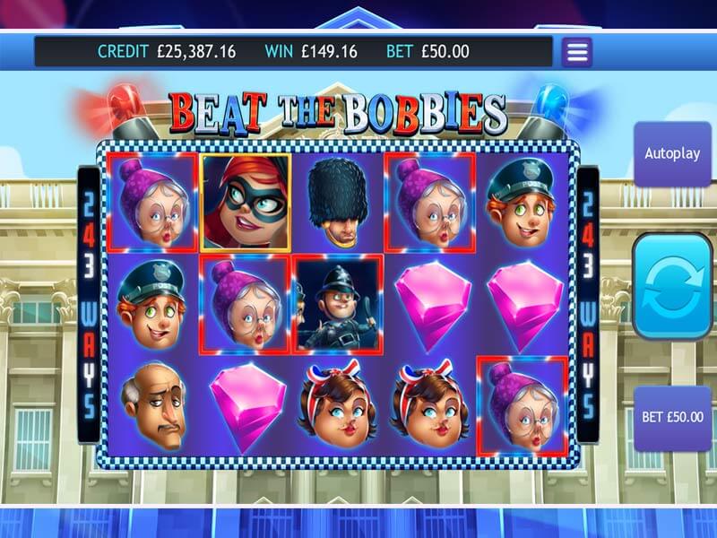 Beat the Bobbies Jackpot Gameplay