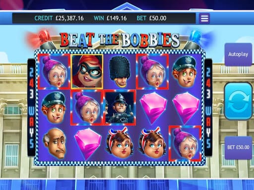 Beat the Bobbies Slot Bonus