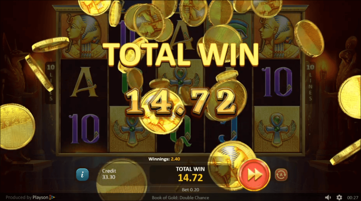 Book of Gold Double Chance Slot Wins