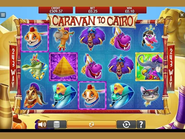 Caravan to Cairo Jackpot Slot Bonus