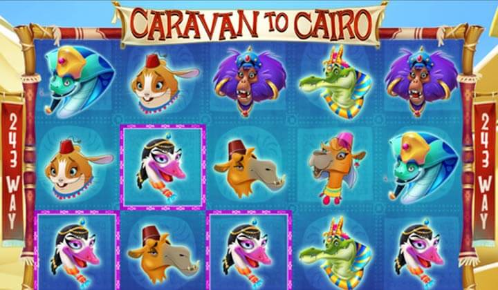 Caravan to Cairo Jackpot Slot Gameplay
