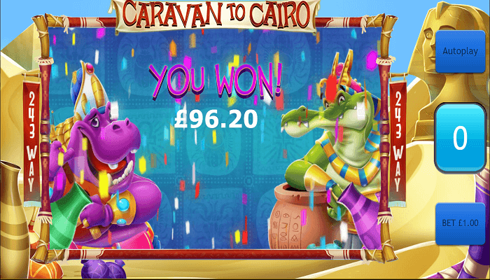 Caravan to Cairo Slot Bonus