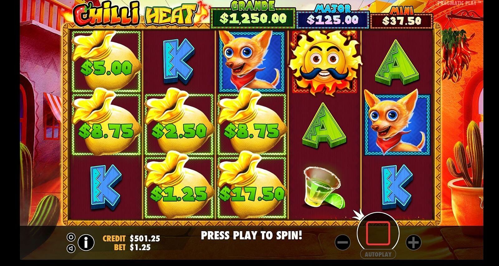 Chilli Heat Slot Game Bonuses