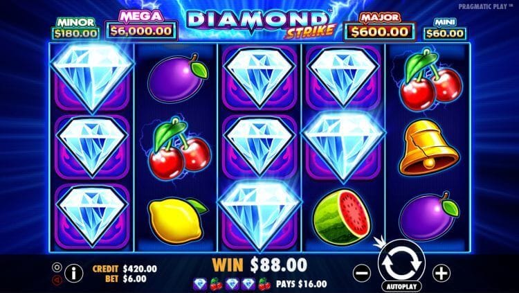 Diamond Strike Online Slots Bonuses