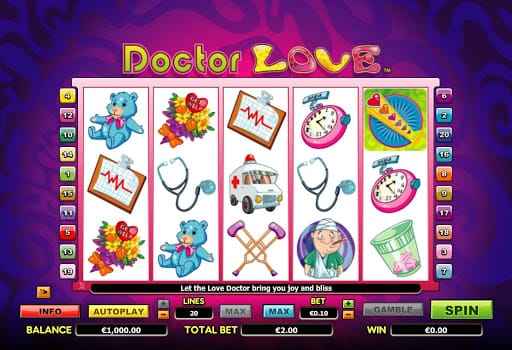 Dr Love Slot Gameplay