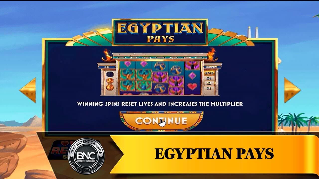 Egyptian Pays Slot Gameplay