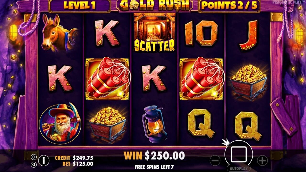 Gold Rush Online Slot Bonuses