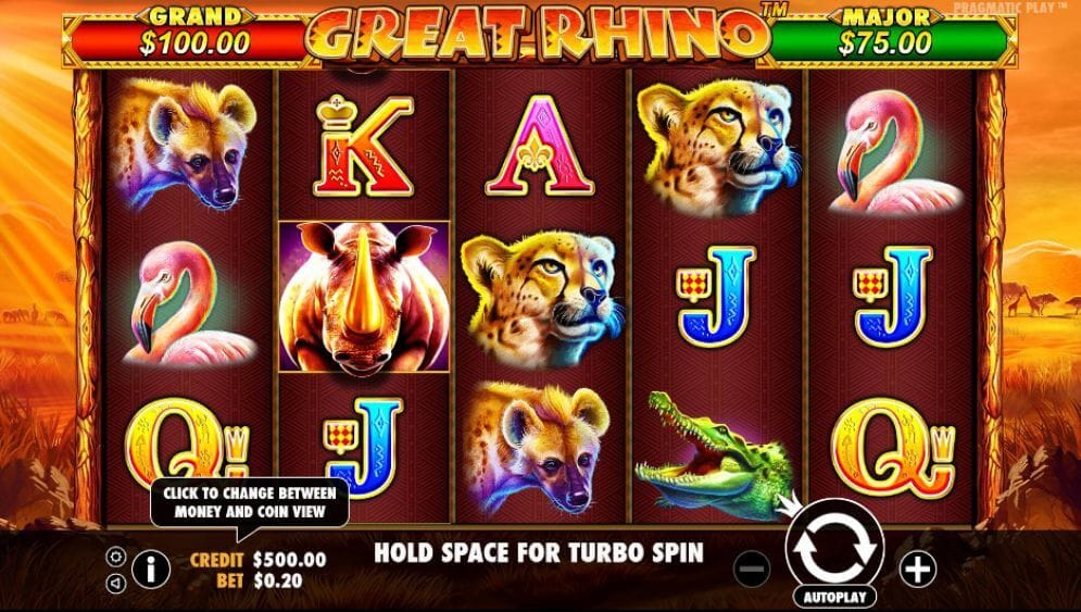 Great Rhino Slot Gameplay