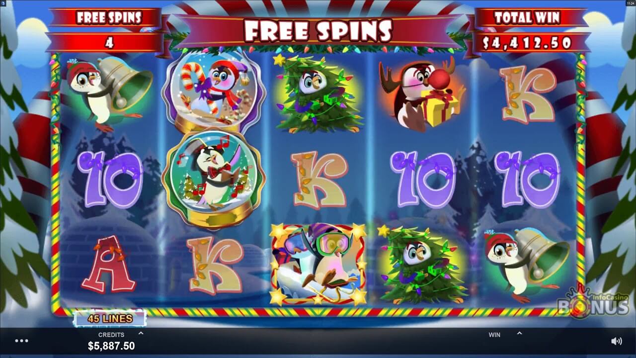 Holly Jolly Penguins Slot Bonus