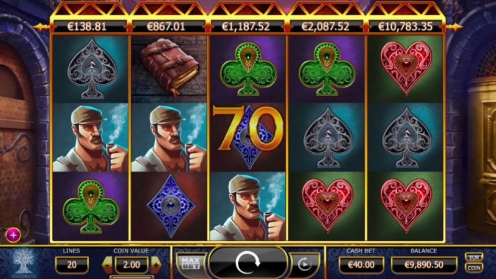Holmes and the Stolen Stones Slot Gameplay