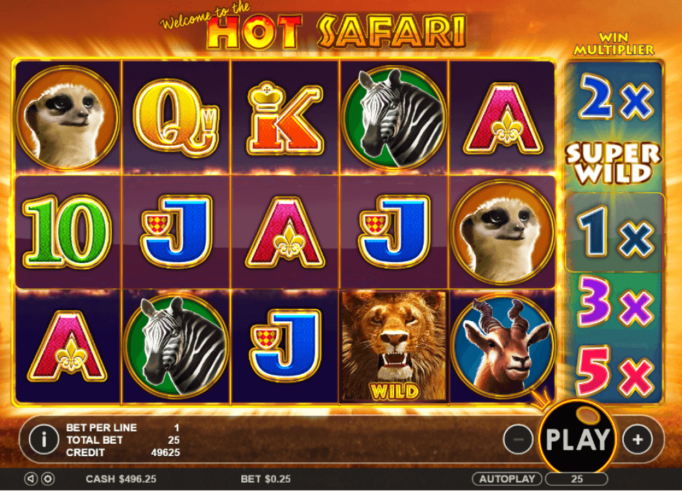 Hot Safari Slot Bonus