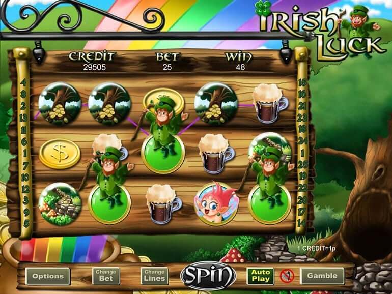 Irish Luck Jackpot Slot Gameplay