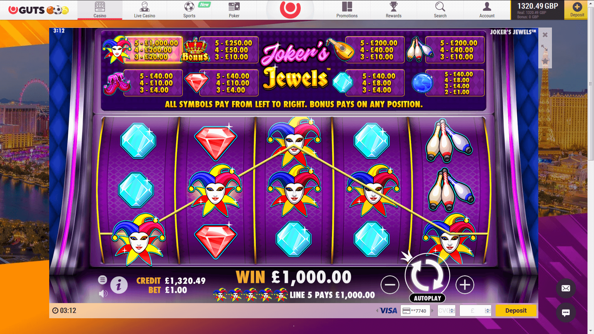 Joker's Jewels Slot Play Mobile Slots Pay By Mobile Casino