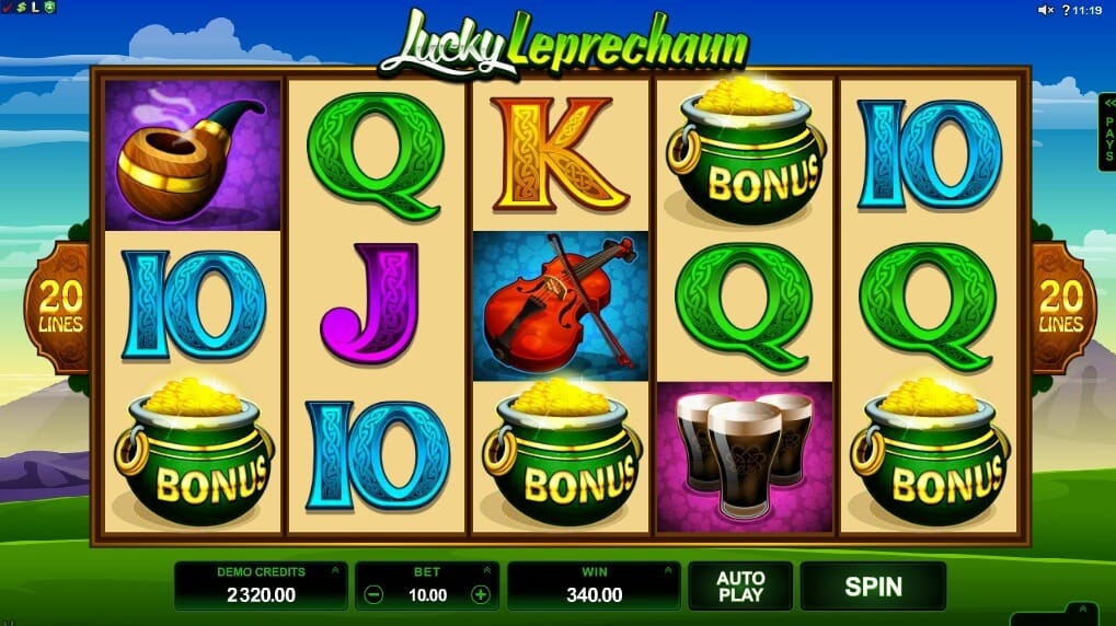 Lucky Leprechaun Slot Bonuses