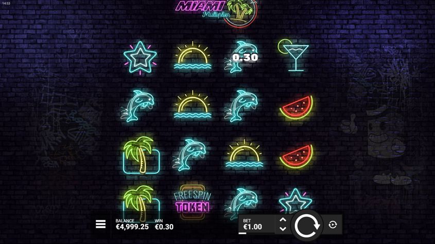 Miami Multiplier Slot Gameplay