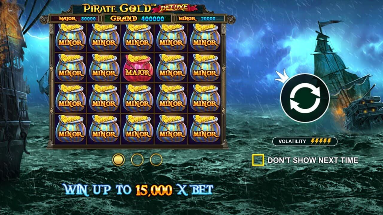 Pirate Gold Deluxe Slot Gameplay