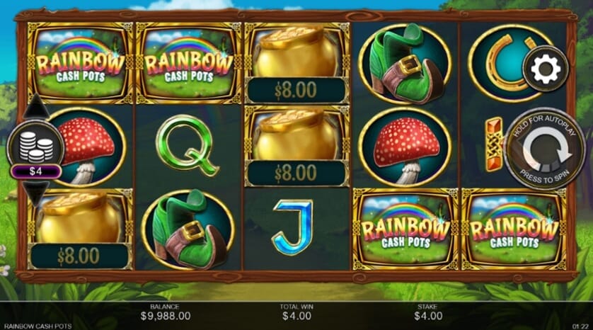 Rainbow Cash Pots Slot Bonus