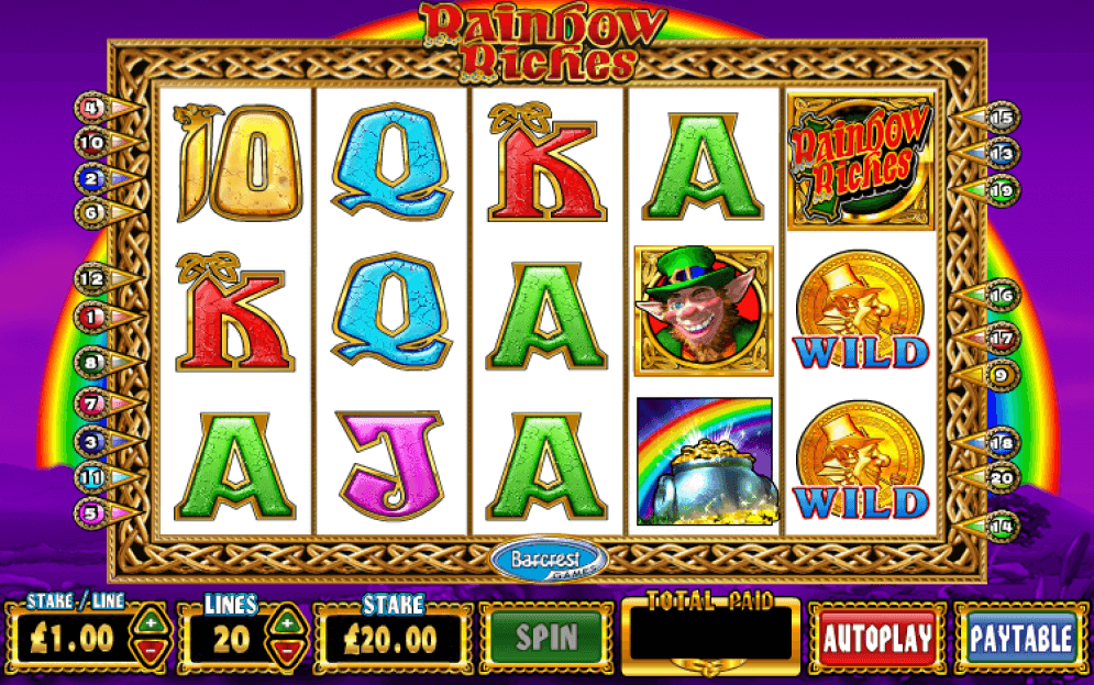 Rainbow Riches Slot Bonus