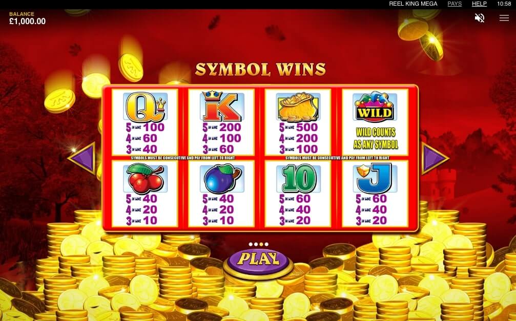 Reel King Mega Slot Gameplay