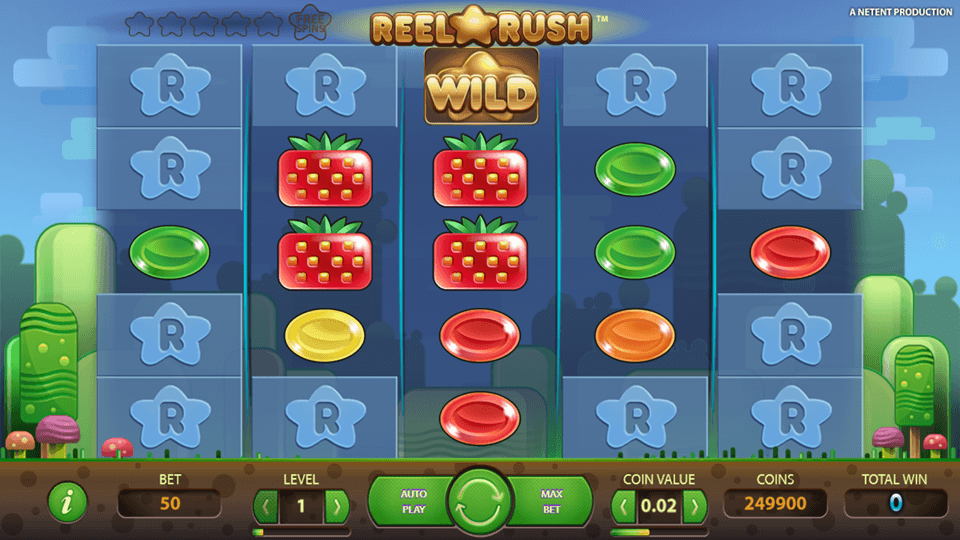 Reel Rush Slot Gameplay