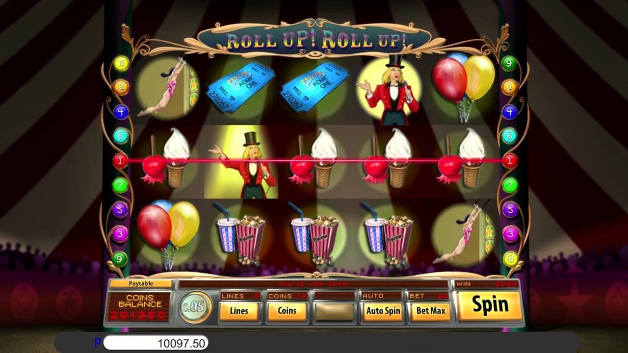 Roll Up Roll Up Slot Bonus