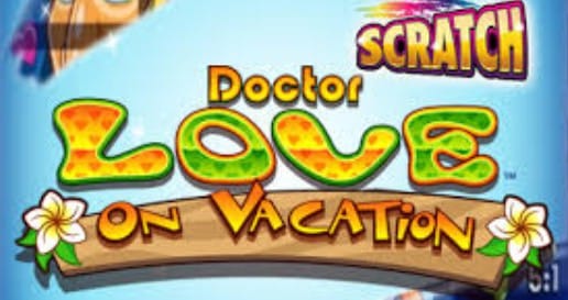 Scratch Dr Love on Vacation Instant Slot Banner