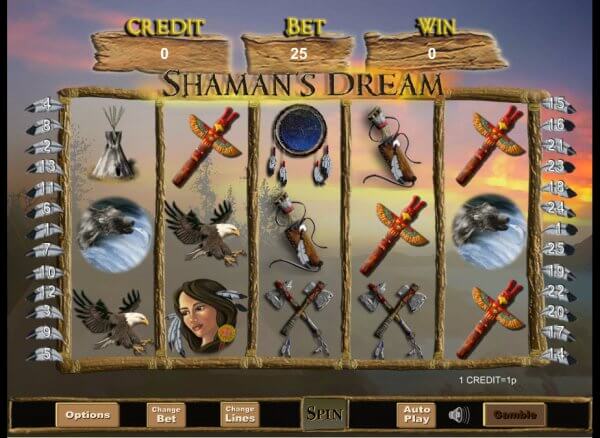 Shamans Dream Slot Gameplay