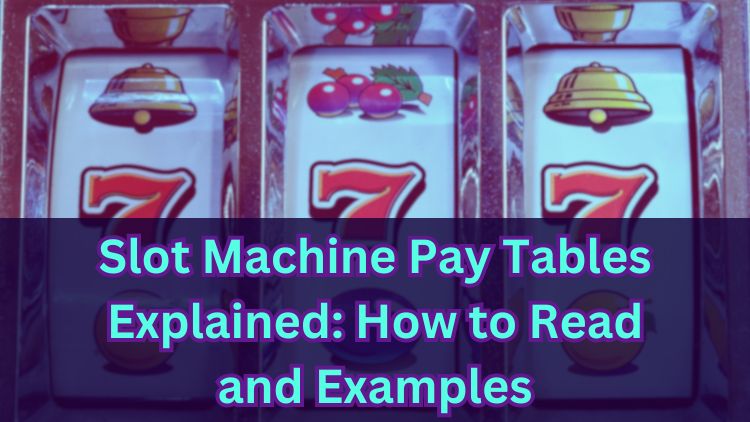 Slot Machine Pay Tables Explained: How to Read and Examples