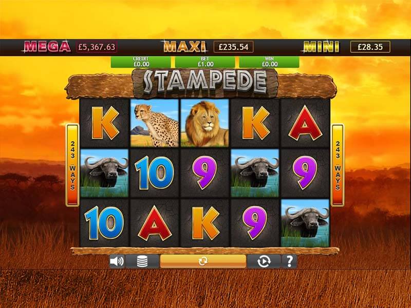 Stampede Jackpot Slot Bonus