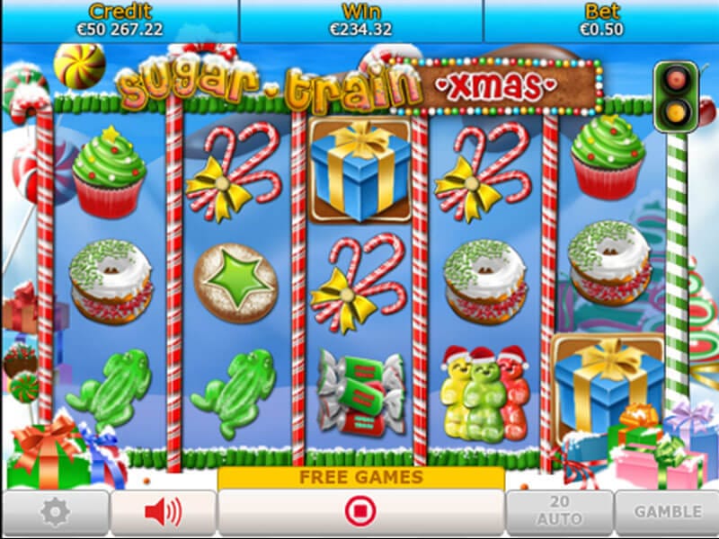 Sugar Train Xmas Slot Gameplay