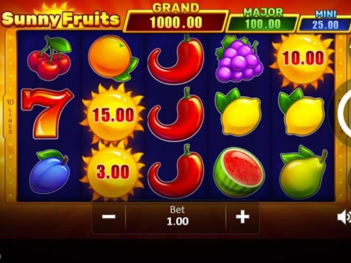 Sunny Fruits Slot Gameplay