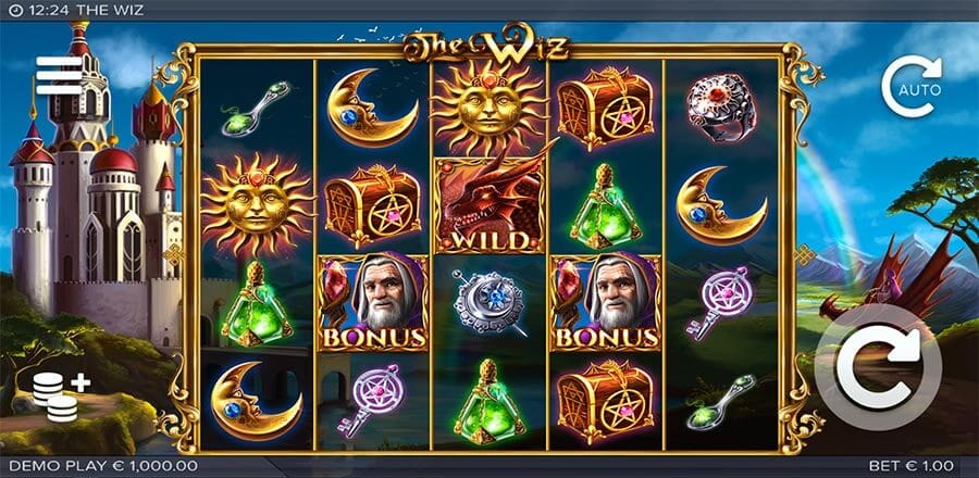 The Wiz Slot Gameplay