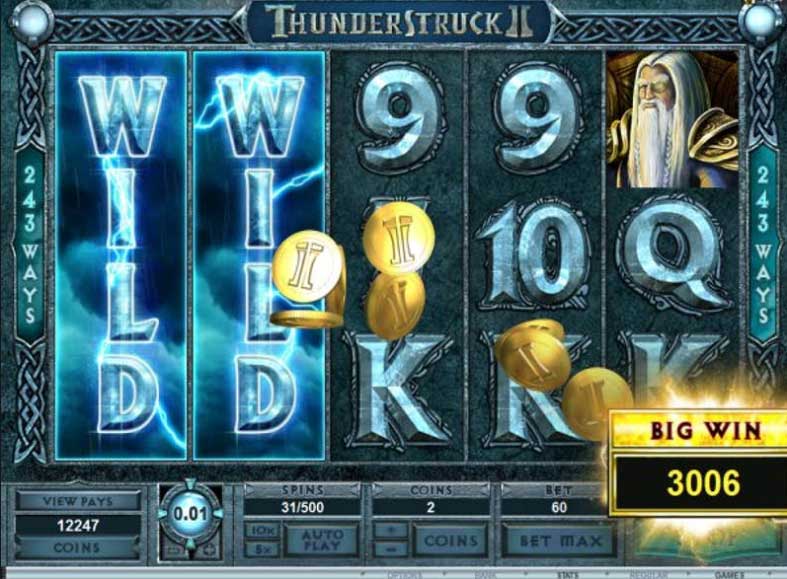 Thunderstruck II Slot Bonus