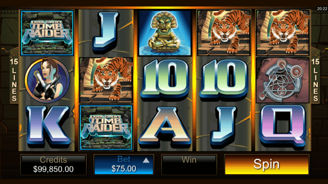 Tomb Raider Slot Bonuses