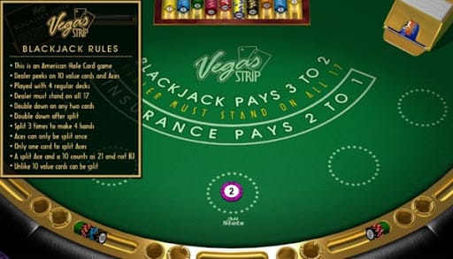 Vegas Strip Blackjack Bonus