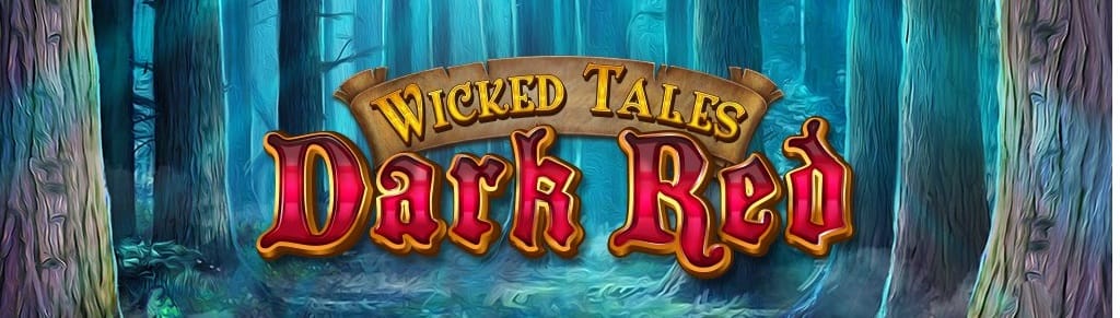 Wicked Tales Dark Red Slot Banner