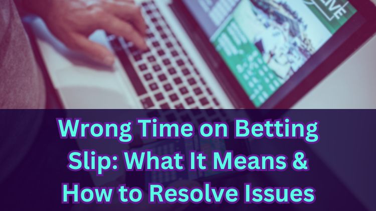 Wrong Time on Betting Slip: What It Means & How to Resolve Issues