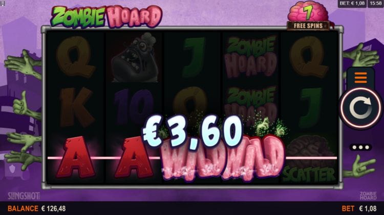 Zombie Hoard Slot Gameplay