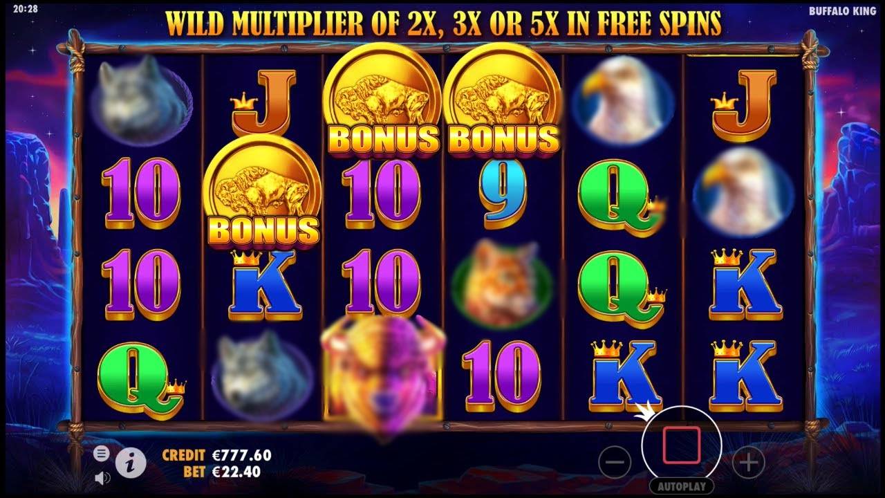 Buffalo King Slot Gameplay Pay By Mobile Casino
