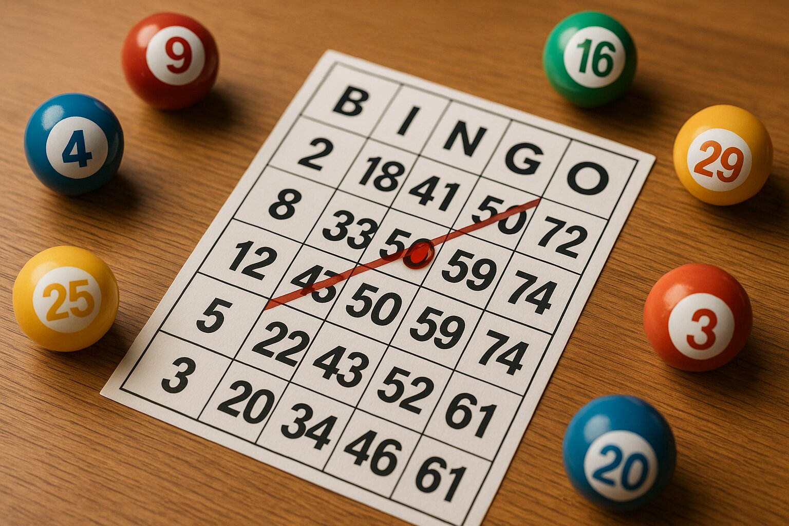 Can You Win Bingo Diagonally, Vertically or Horizontally?