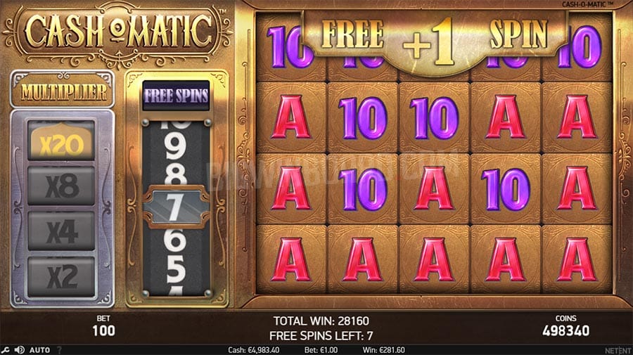 Cash-O-Matic Slot Gameplay