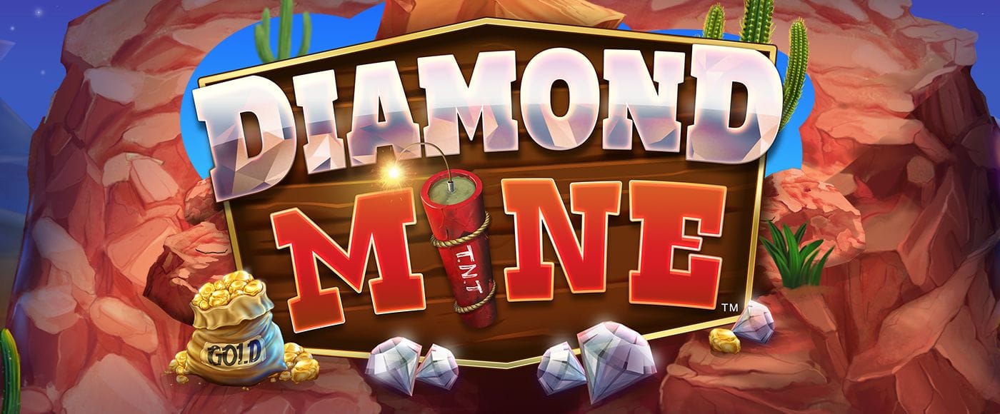 Diamond Mine Slot Banner