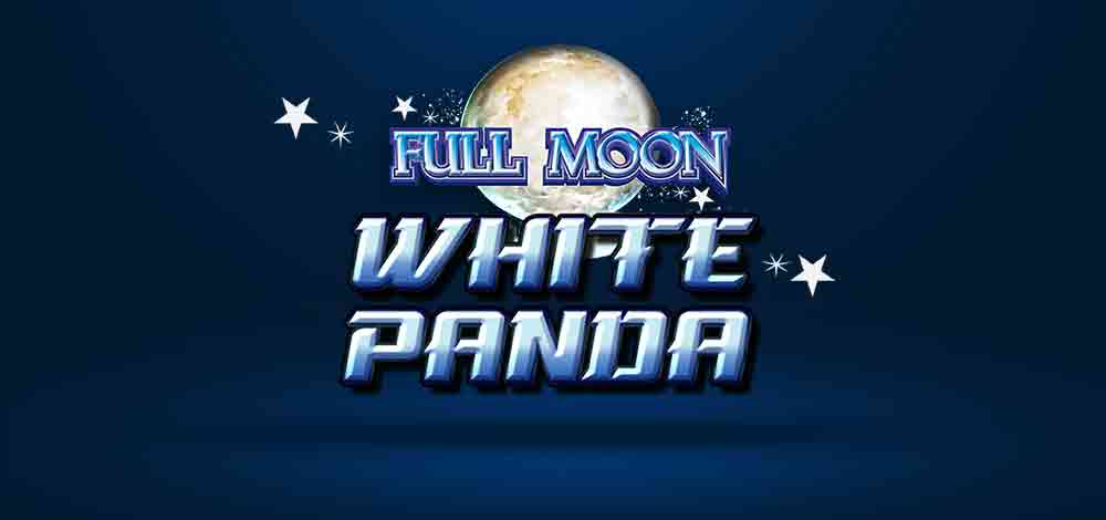 Full Moon White Panda Slot Banner