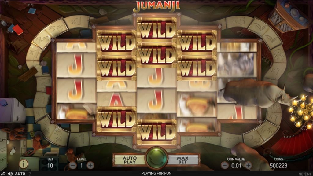 Jumanji Slot Gameplay