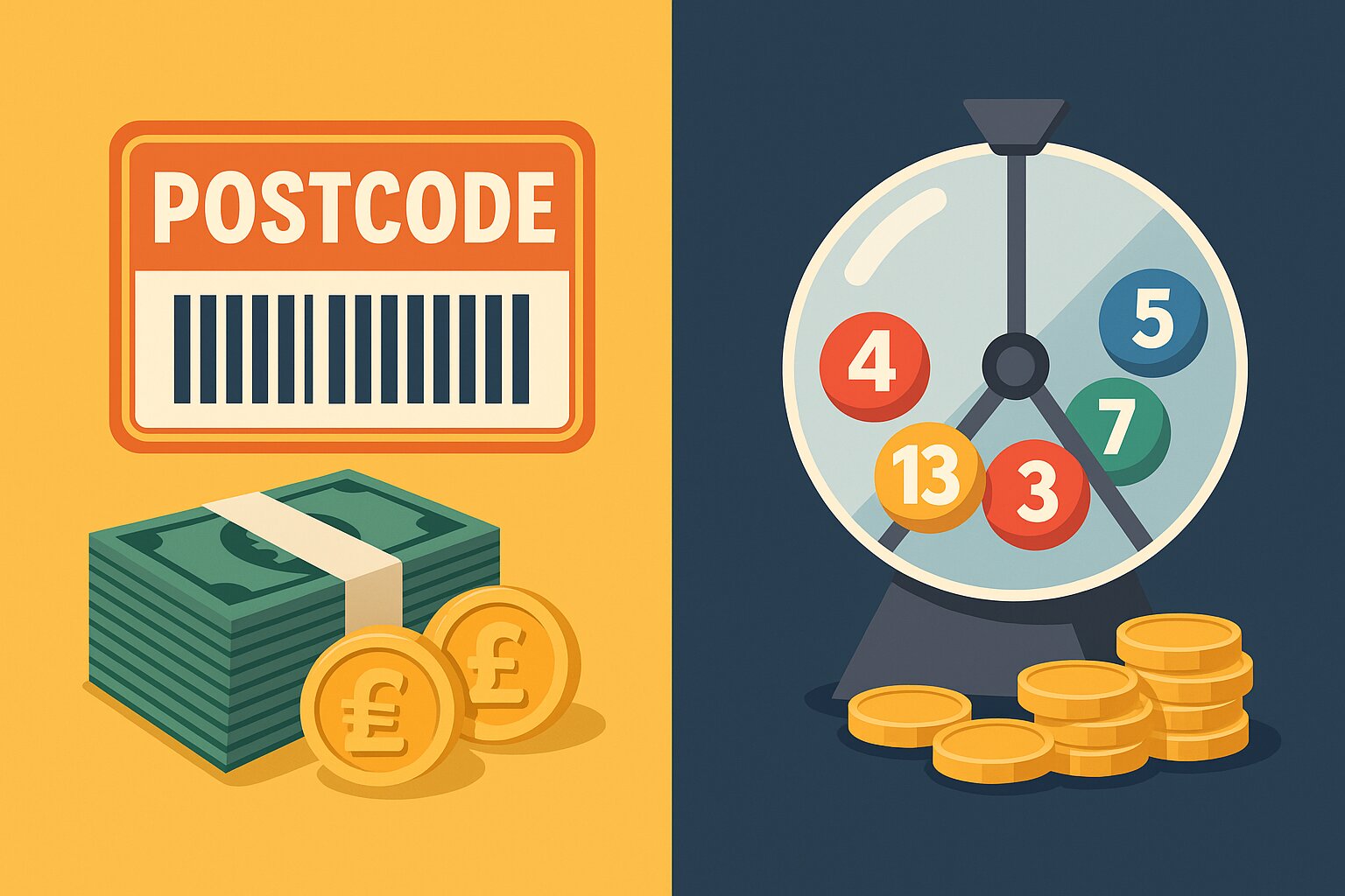 Postcode Lottery vs National Lottery: Differences, Prizes & Odds