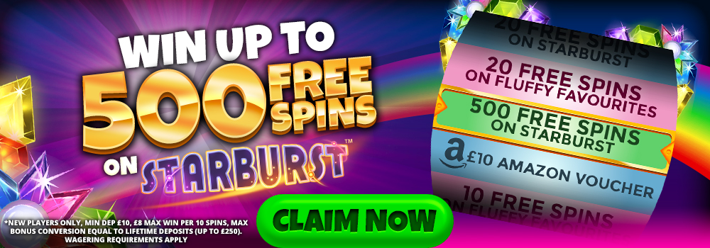 Fluffy Favourite - Welcome offer 500 free spins